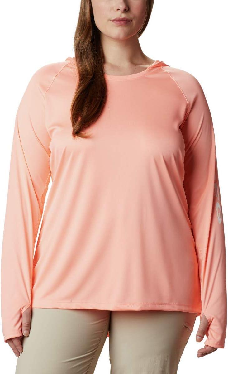 imageColumbia Womens Tidal Tee HoodieTiki PinkWhite Logo