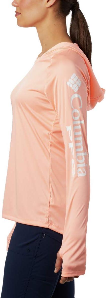 imageColumbia Womens Tidal Tee HoodieTiki PinkWhite Logo