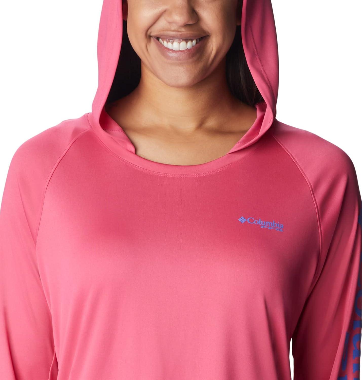 imageColumbia Womens Tidal Tee HoodieUltra PinkViolet Sea Logo