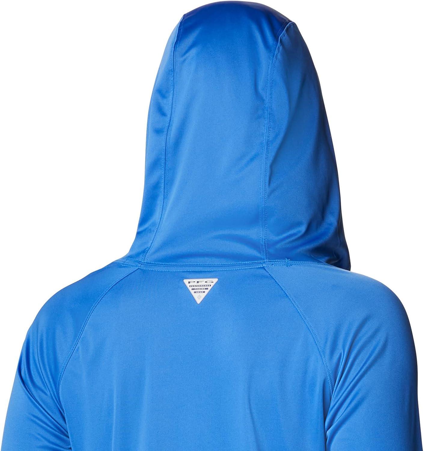 imageColumbia Womens Tidal Tee HoodieVivid BlueLime Glow
