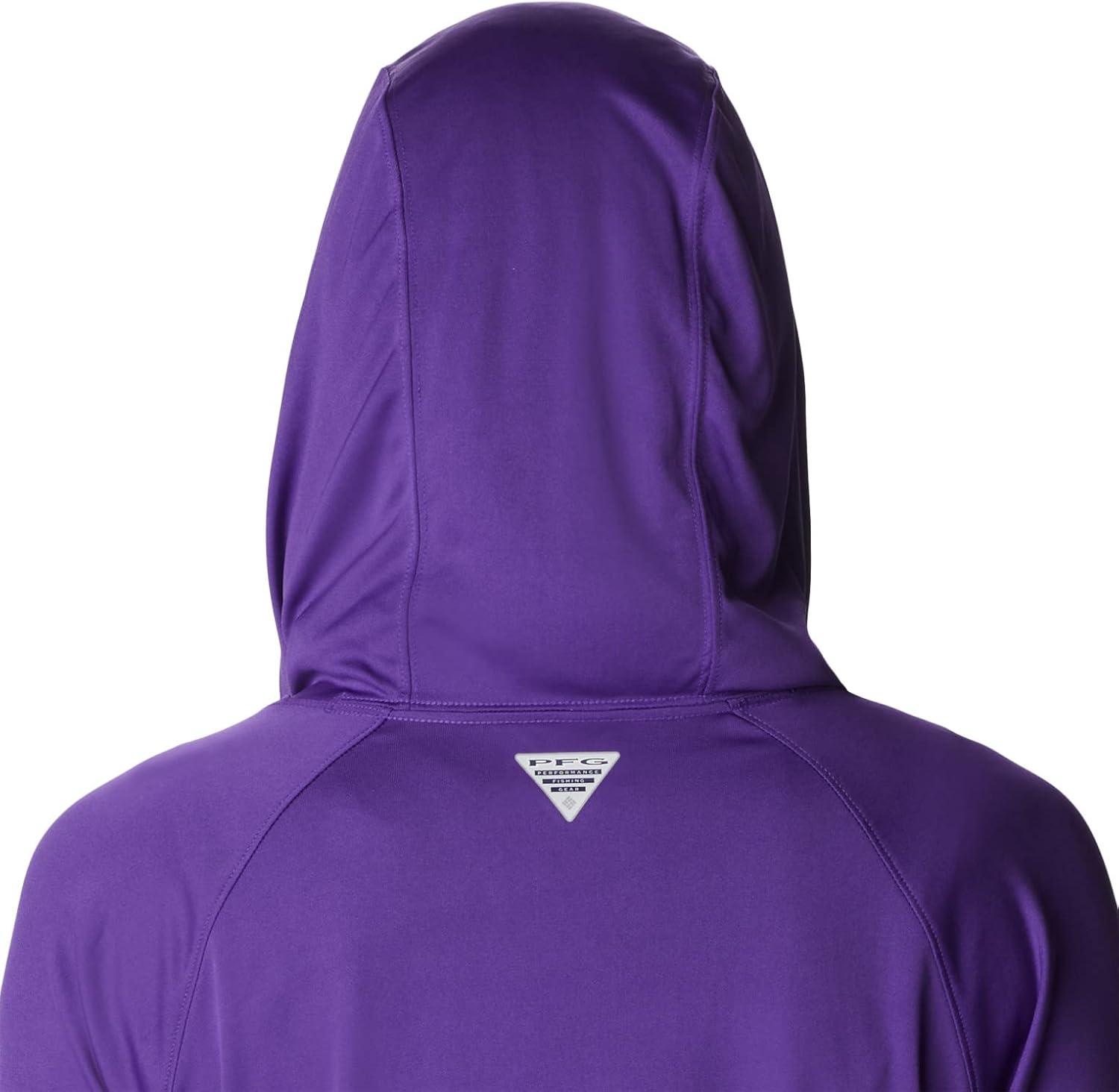 imageColumbia Womens Tidal Tee HoodieVivid PurpleWhite Logo