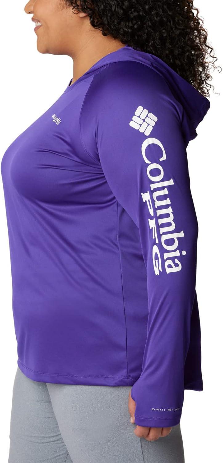 imageColumbia Womens Tidal Tee HoodieVivid PurpleWhite Logo