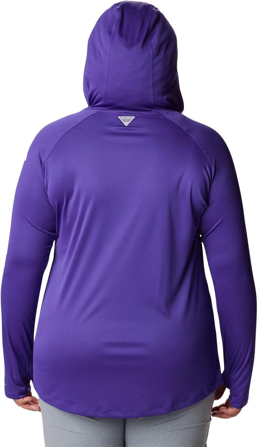 imageColumbia Womens Tidal Tee HoodieVivid PurpleWhite Logo