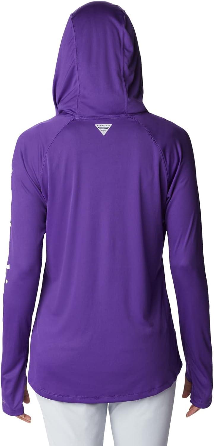 imageColumbia Womens Tidal Tee HoodieVivid PurpleWhite Logo