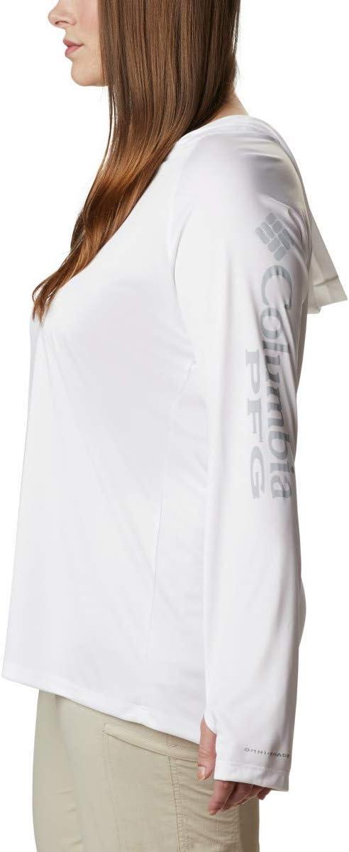 imageColumbia Womens Tidal Tee HoodieWhiteCirrus Grey Logo