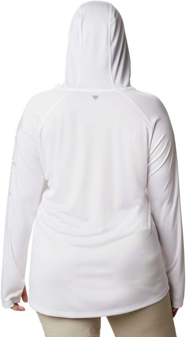 imageColumbia Womens Tidal Tee HoodieWhiteCirrus Grey Logo
