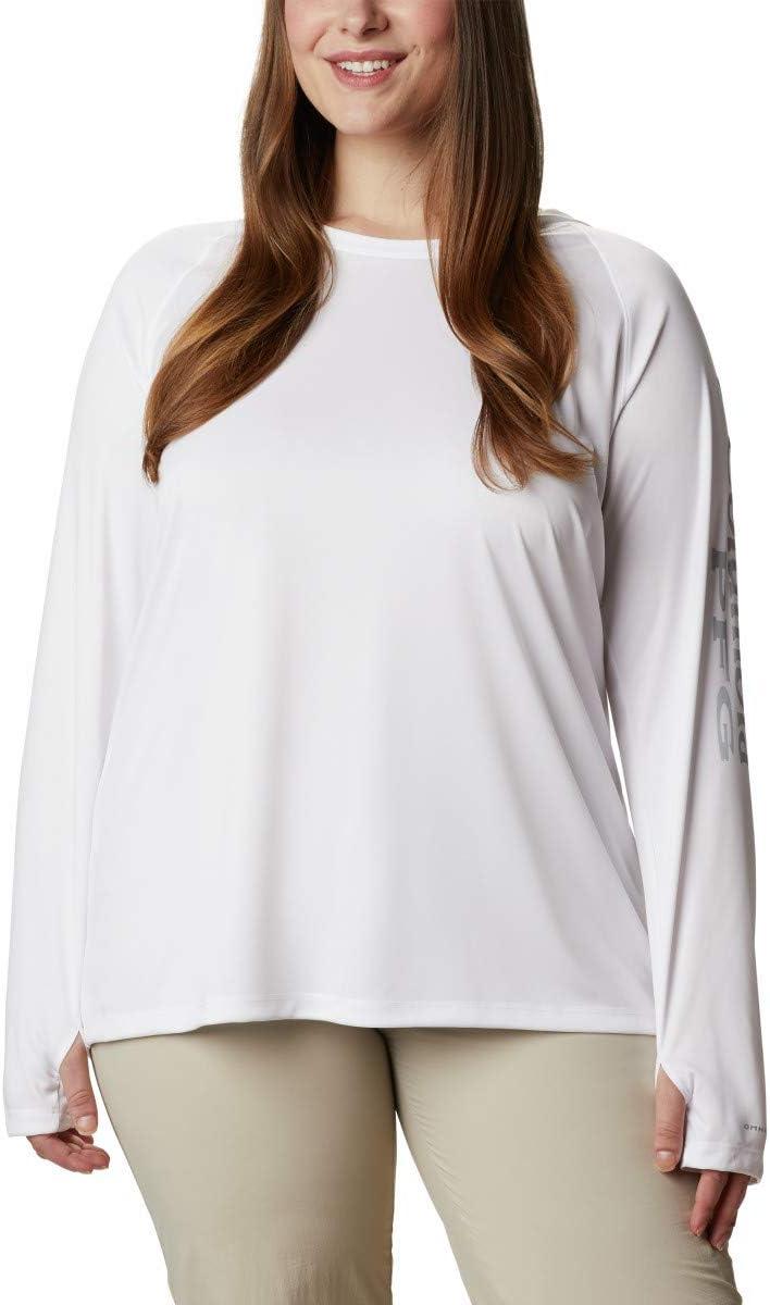 imageColumbia Womens Tidal Tee HoodieWhiteCirrus Grey Logo