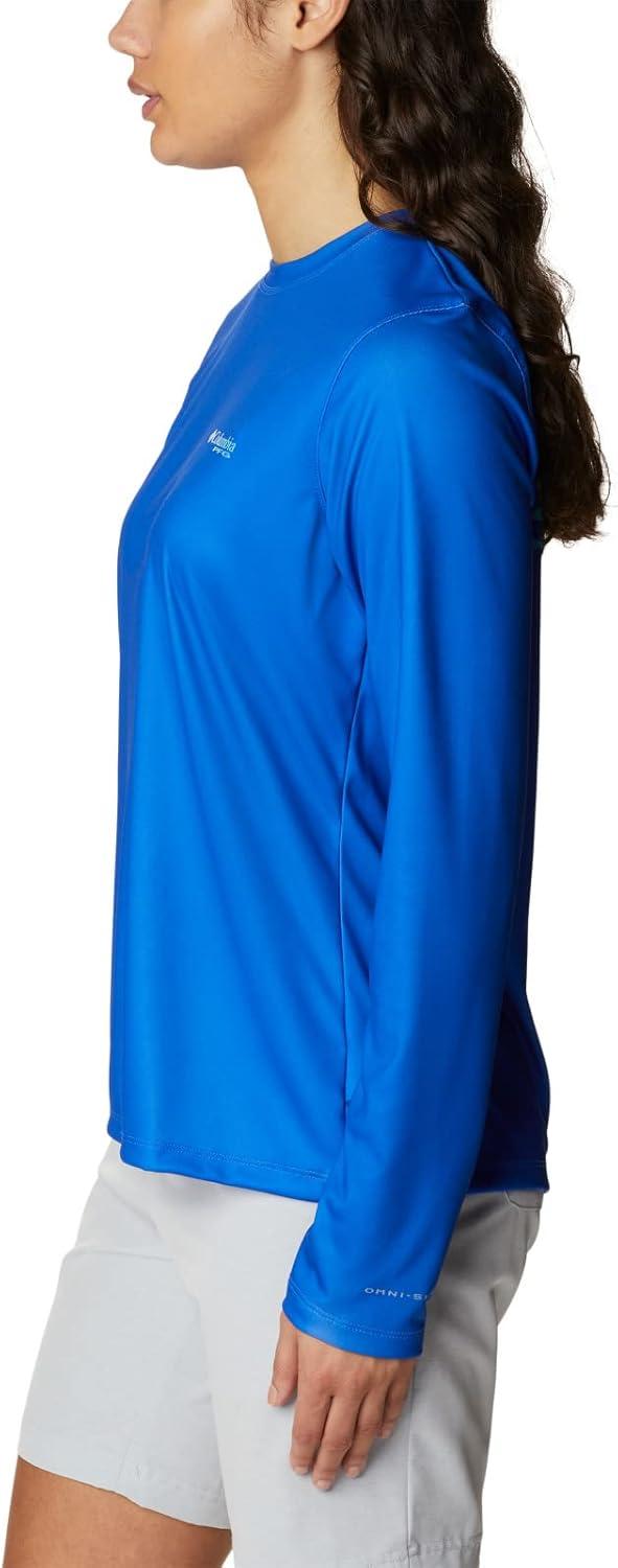 imageColumbia Womens Tidal Tee PFG Fish Flag LsTidal Tee PFG Fish Flag Long SleeveBlue MacawGulf Stream Gradient