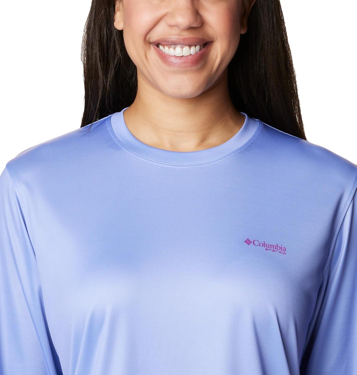 imageColumbia Womens Tidal Tee PFG Fish Flag LsTidal Tee PFG Fish Flag Long SleeveFairytaleFish and Friends Ombre
