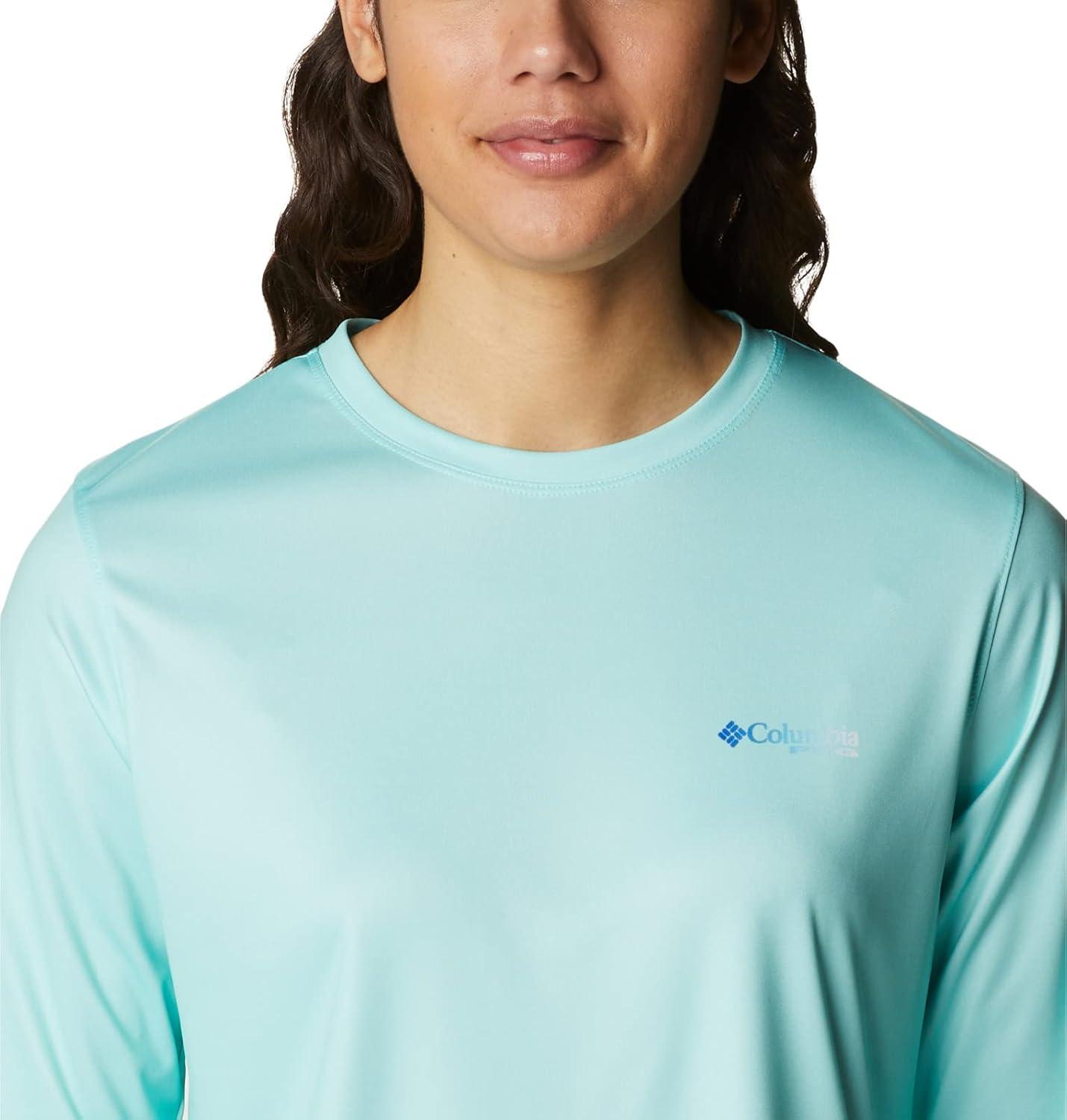 imageColumbia Womens Tidal Tee PFG Fish Flag LsTidal Tee PFG Fish Flag Long SleeveGulf StreamAtoll Gradient