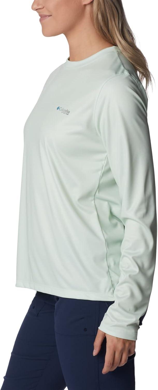 imageColumbia Womens Tidal Tee PFG Fish Flag LsTidal Tee PFG Fish Flag Long SleeveLight LimeSafari Gradient