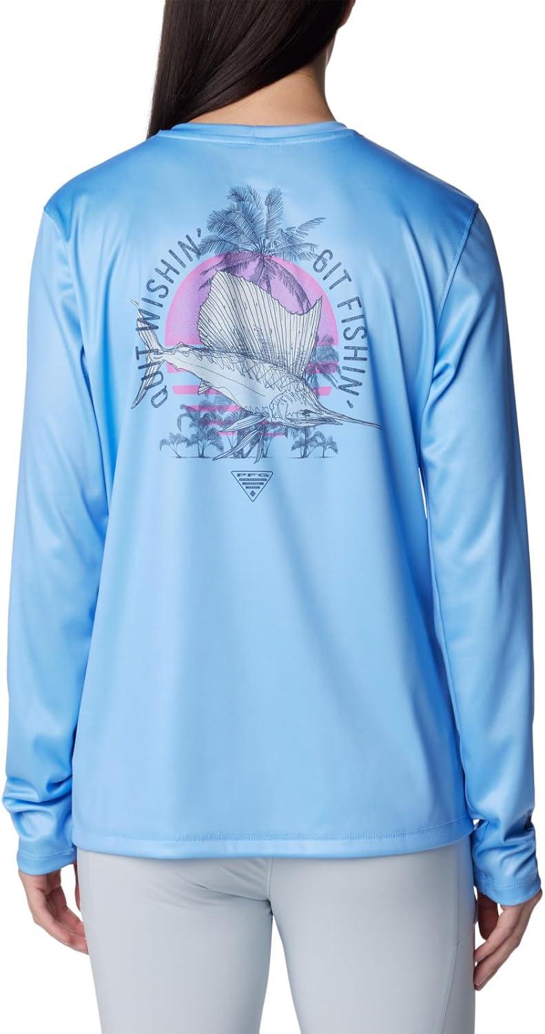 imageColumbia Womens Tidal Tee PFG Sun UpWhite CapQuit Wishin