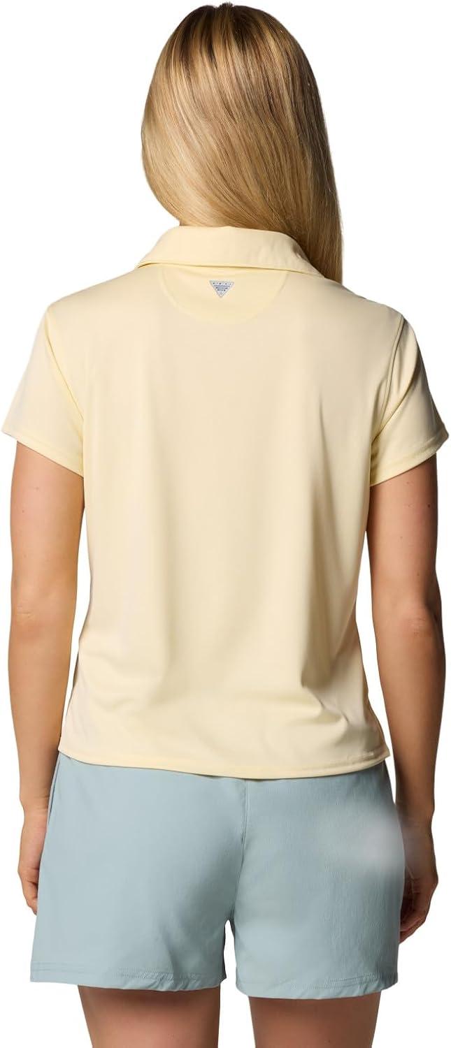 imageColumbia Womens Tidal Tee Short Sleeve PoloLemon Wash