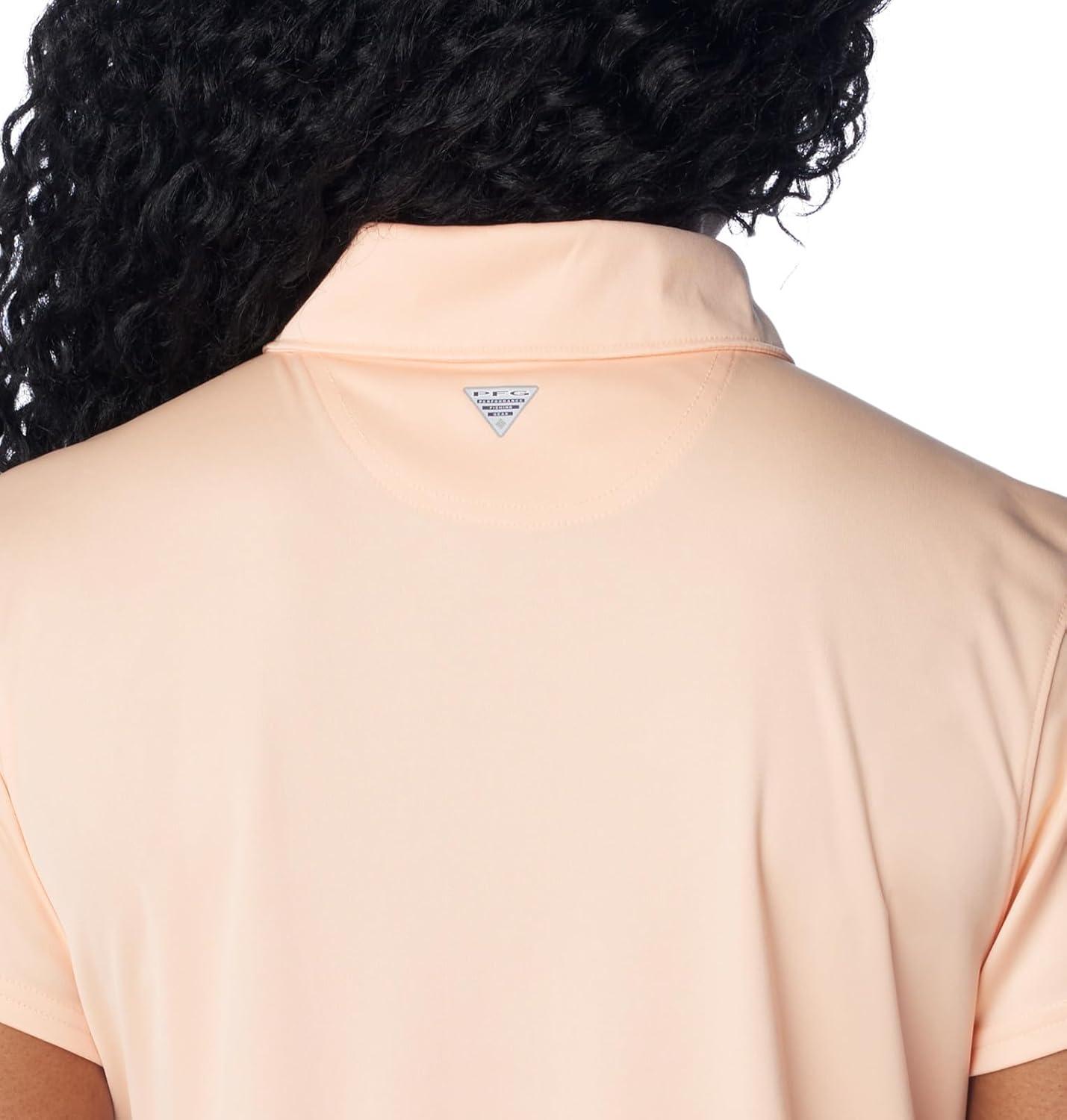 imageColumbia Womens Tidal Tee Short Sleeve PoloPeach Fizz
