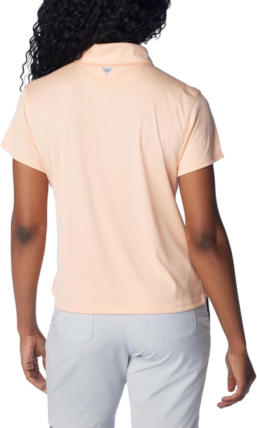 imageColumbia Womens Tidal Tee Short Sleeve PoloPeach Fizz