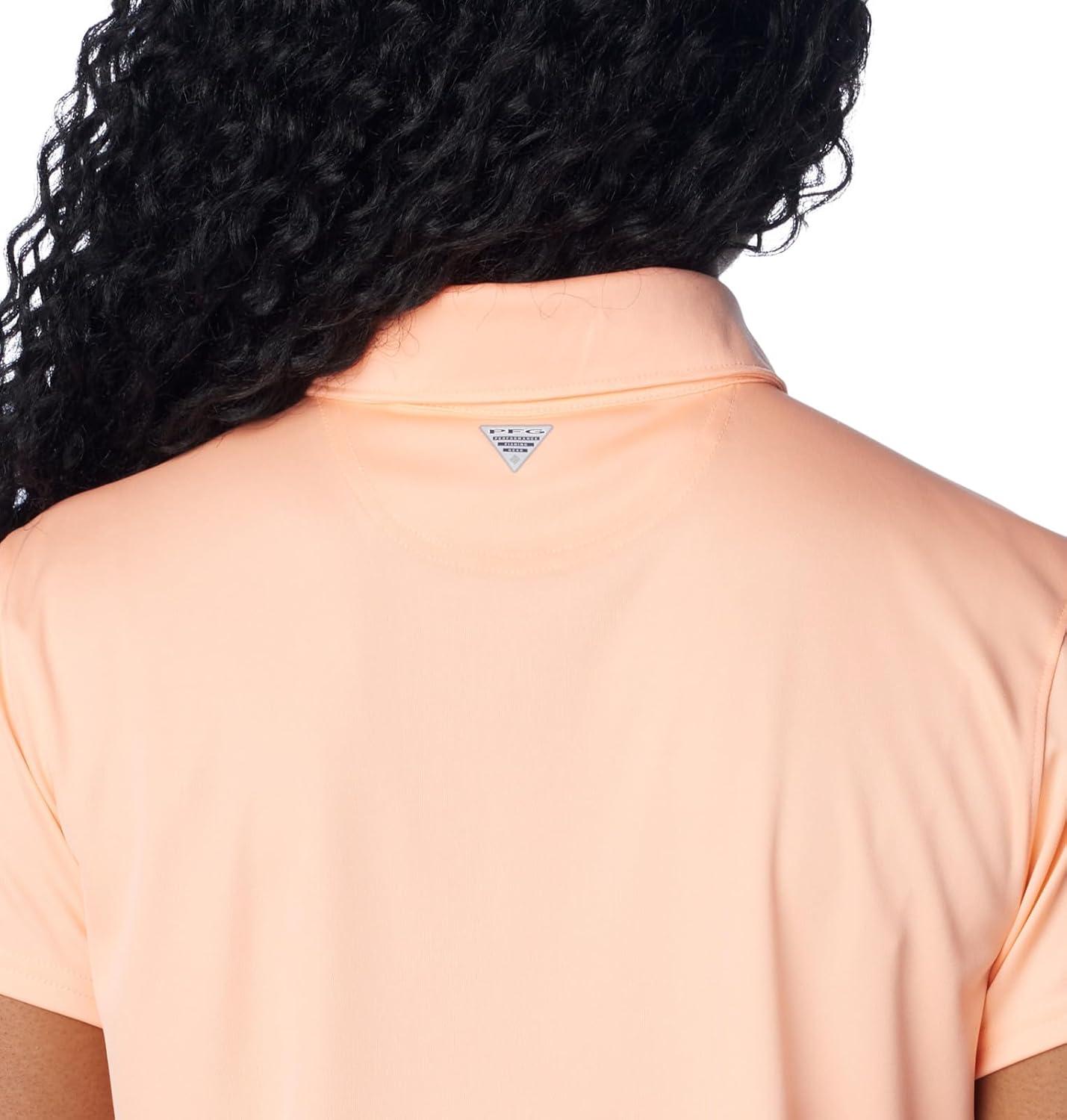 imageColumbia Womens Tidal Tee Short Sleeve PoloTiki Pink