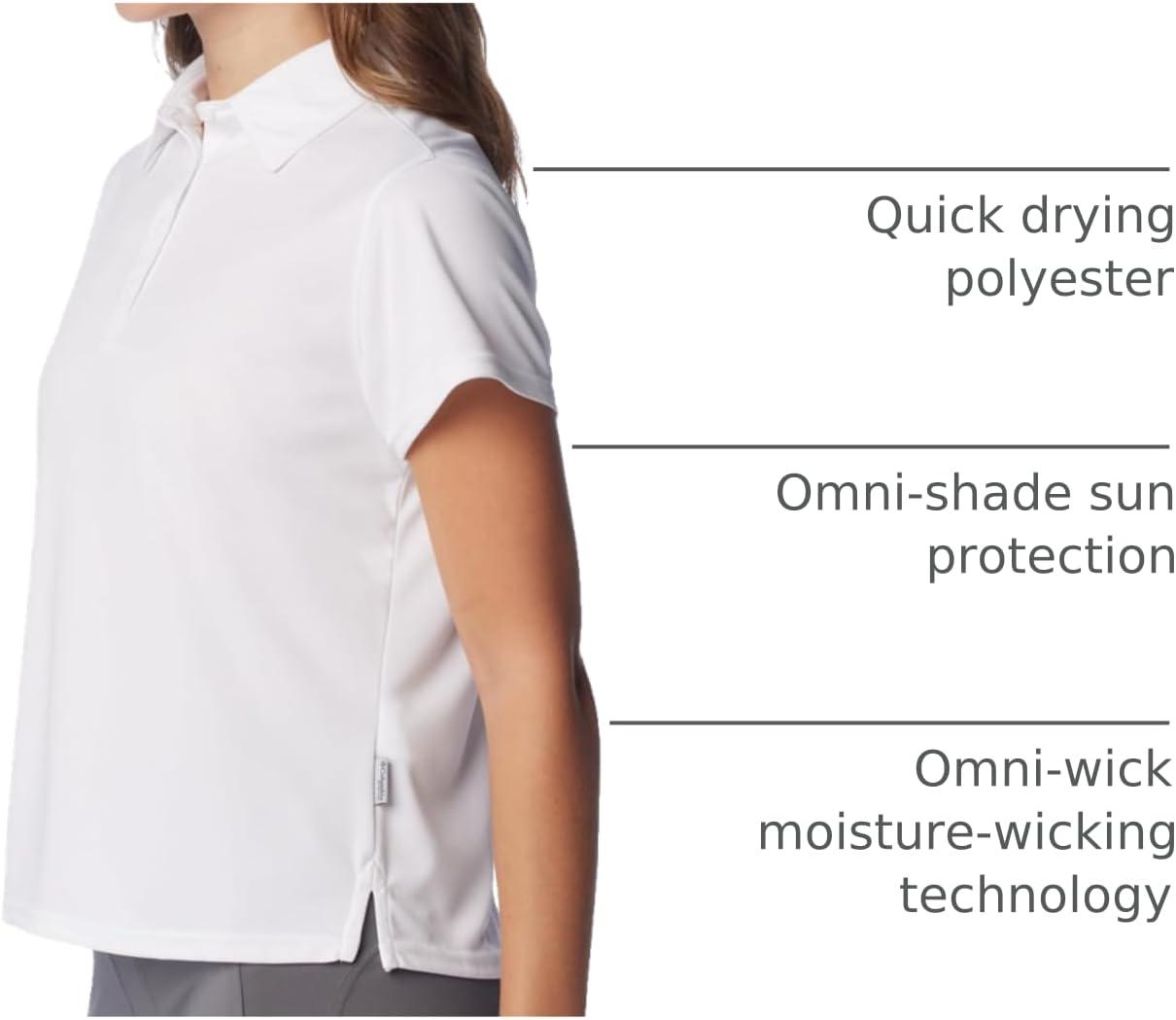 imageColumbia Womens Tidal Tee Short Sleeve PoloWhite
