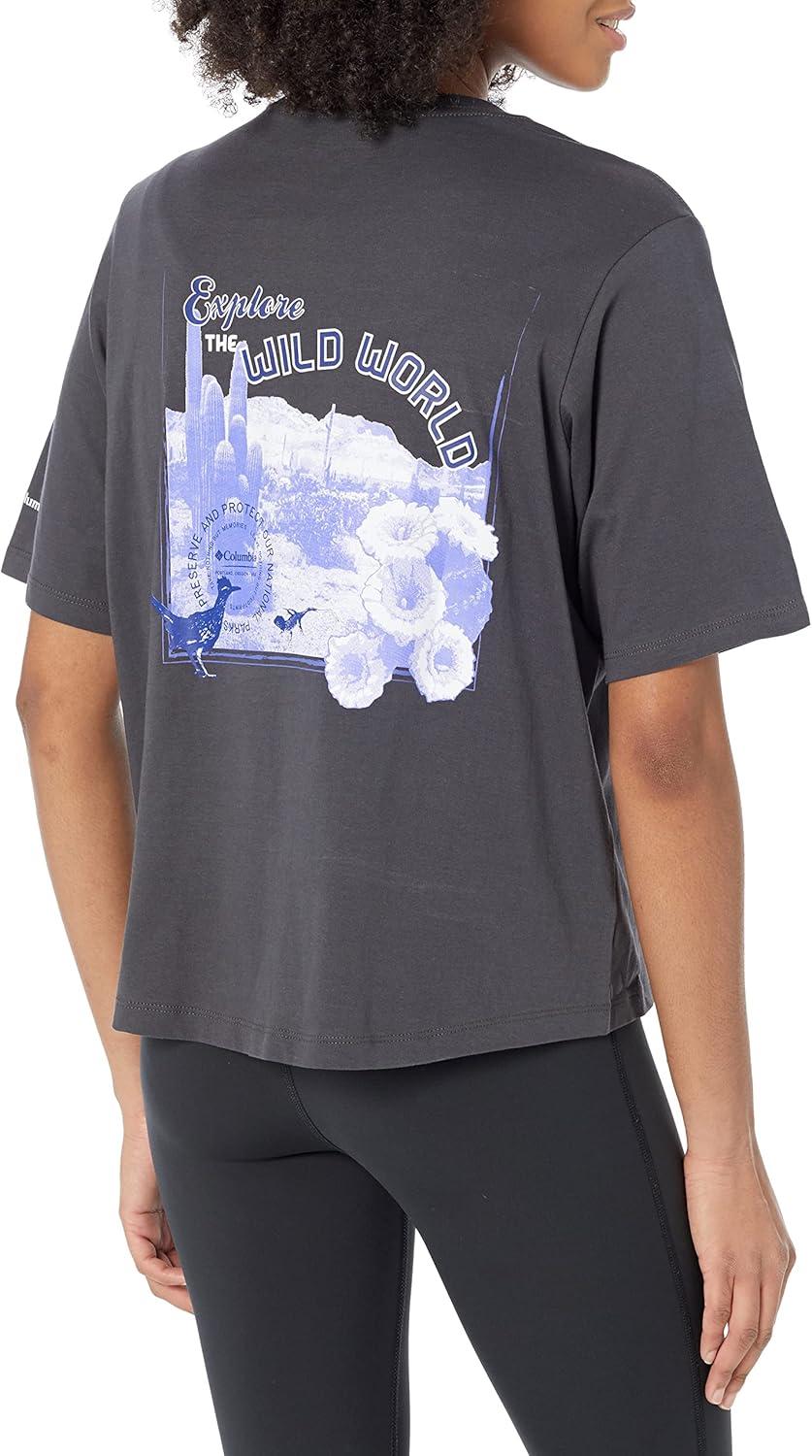 imageColumbia Womens Wild Places Short Sleeve TeeSharkExplore the World Graphic