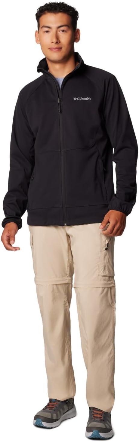 imageColumbia mens Outdoor Tracks Full Zip IiBlackCity Grey