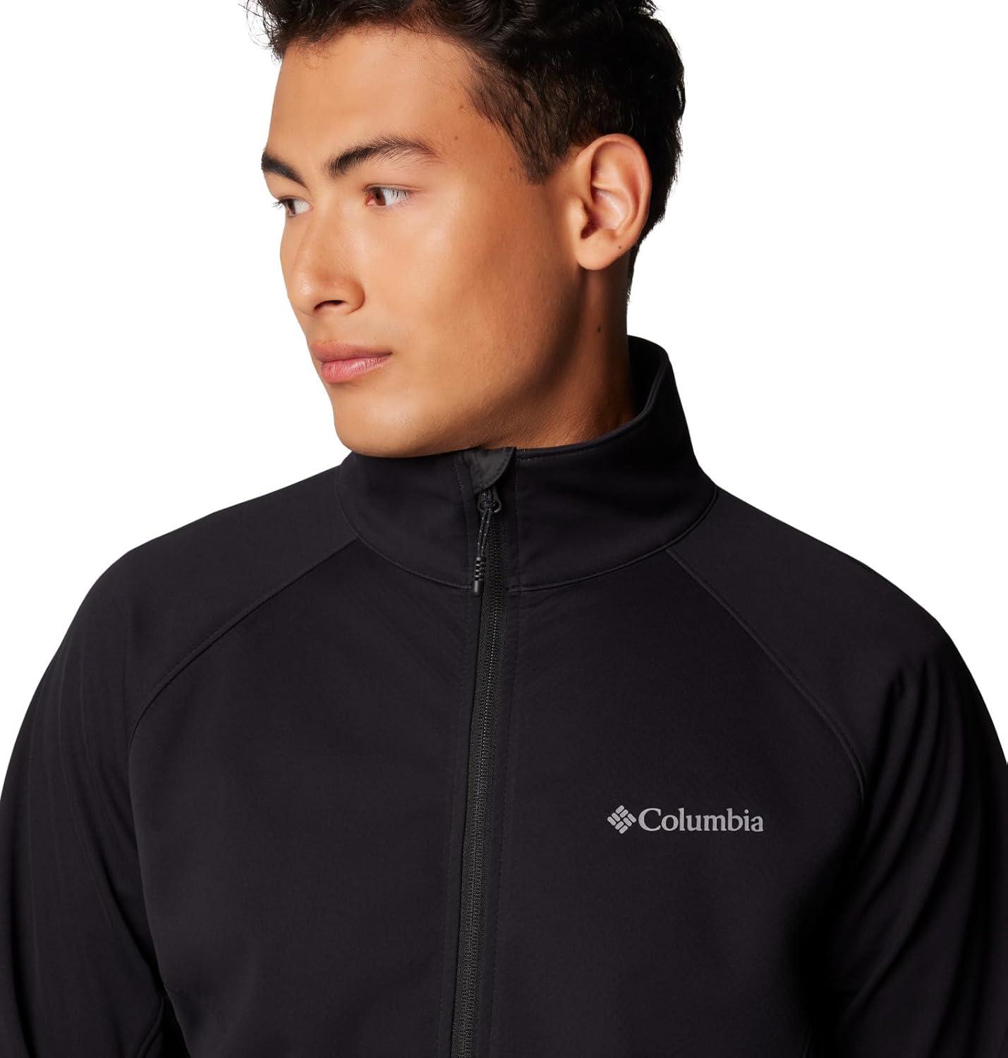 imageColumbia mens Outdoor Tracks Full Zip IiBlackCity Grey