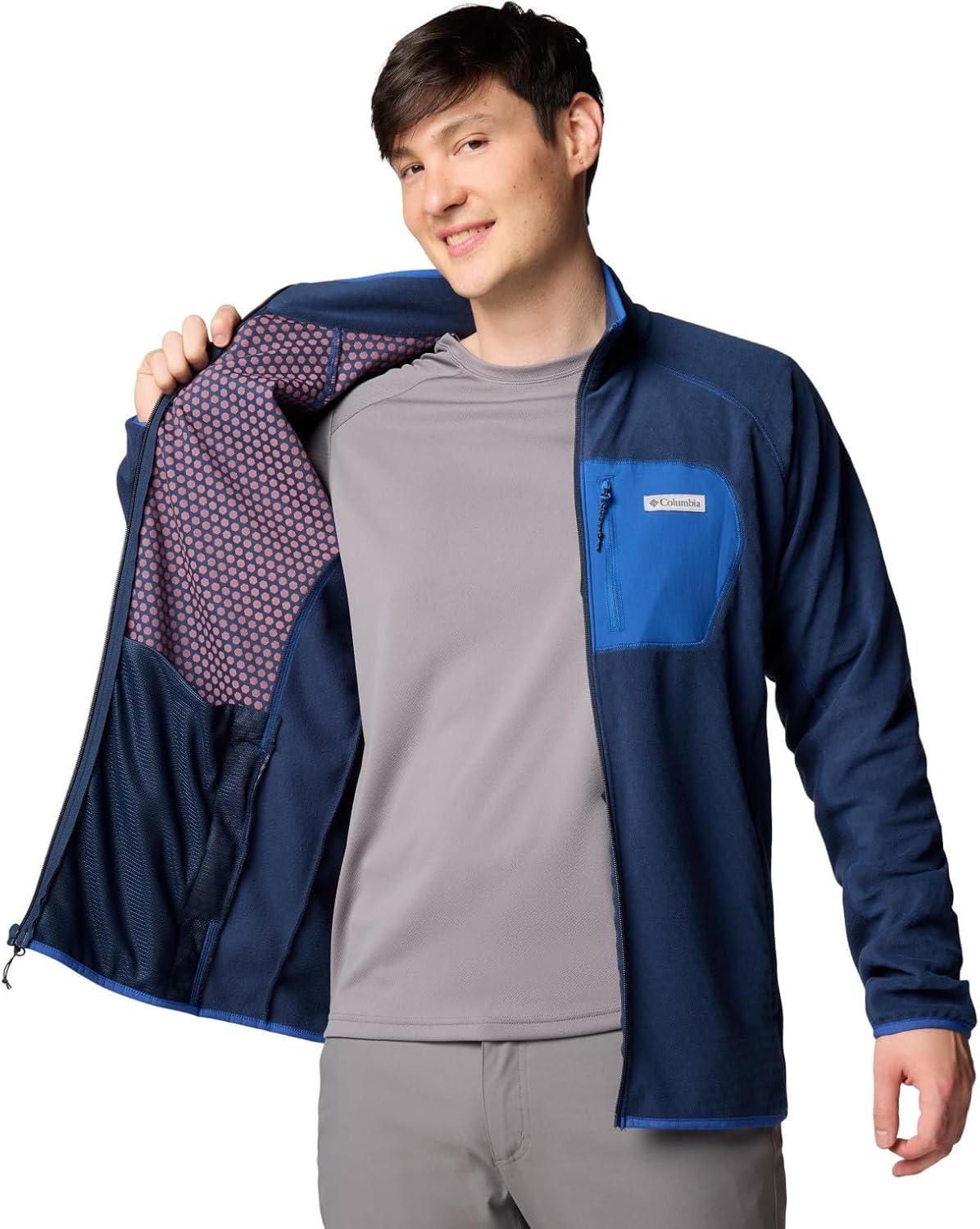 imageColumbia mens Outdoor Tracks Full Zip IiCollegiate NavyMtn Blue