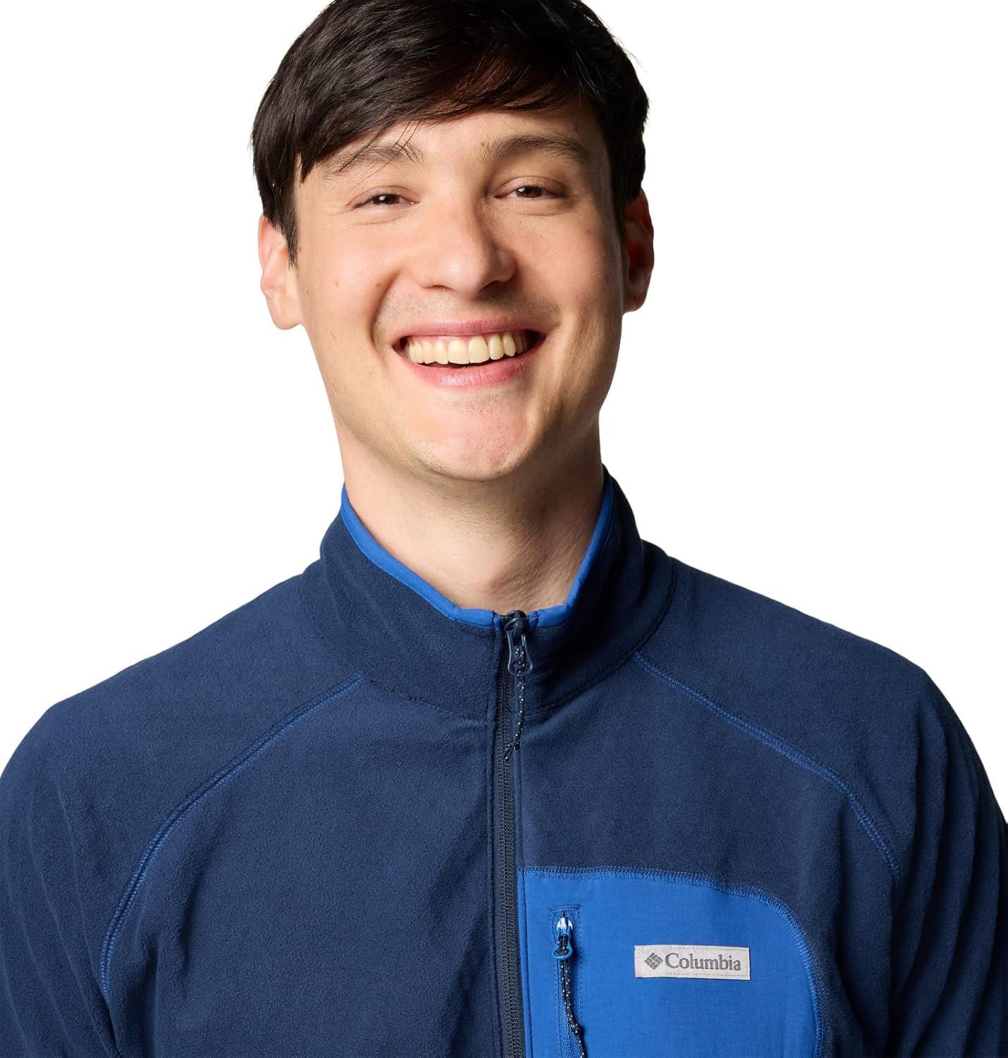 imageColumbia mens Outdoor Tracks Full Zip IiCollegiate NavyMtn Blue