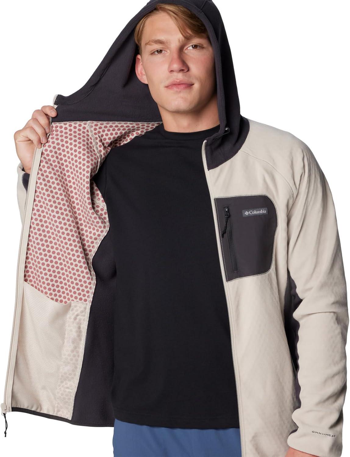 imageColumbia mens Outdoor Tracks Hooded Full Zip IiDark StoneShark