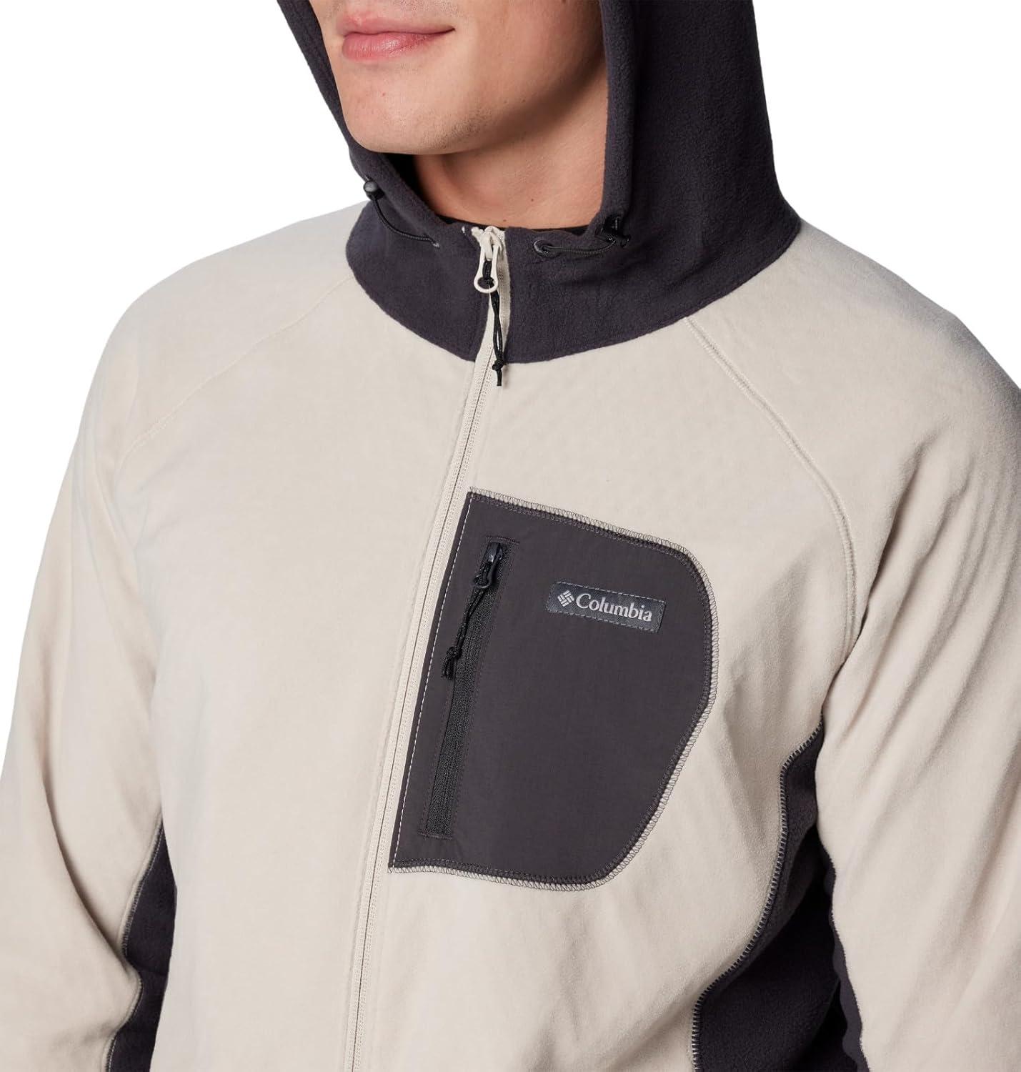 imageColumbia mens Outdoor Tracks Hooded Full Zip IiDark StoneShark
