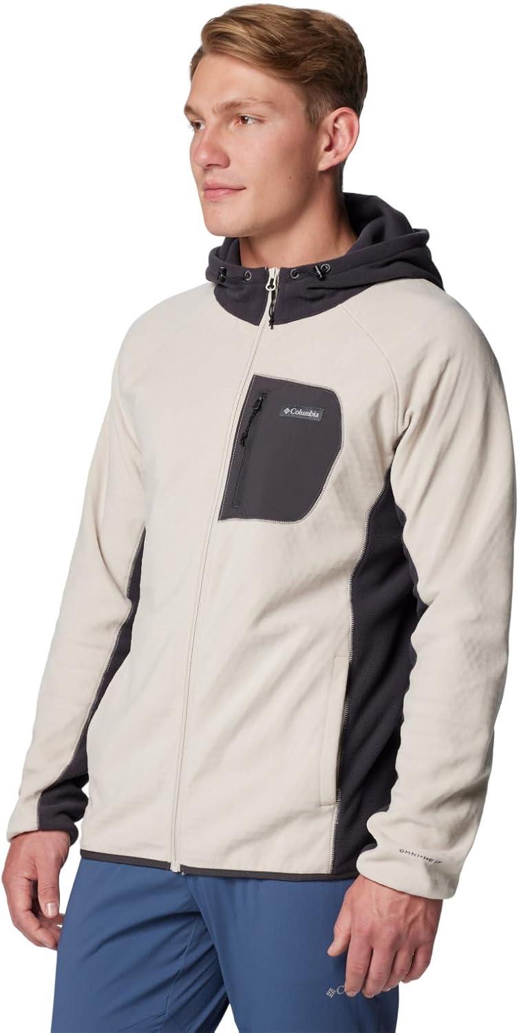 imageColumbia mens Outdoor Tracks Hooded Full Zip IiDark StoneShark
