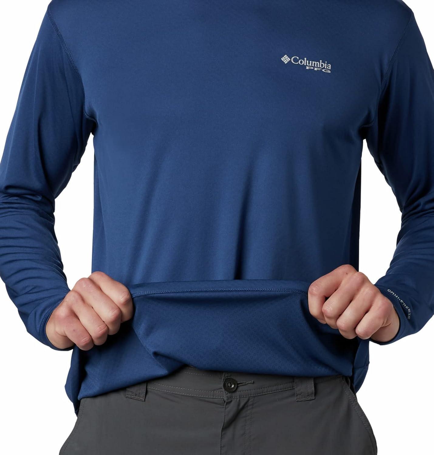 imageColumbia mens Pfg Zero Rules Long Sleeve ShirtCarbon