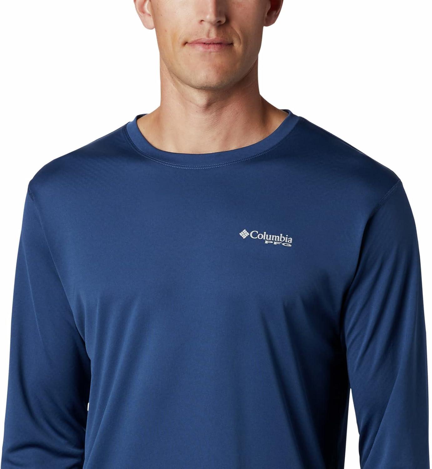 imageColumbia mens Pfg Zero Rules Long Sleeve ShirtCarbon