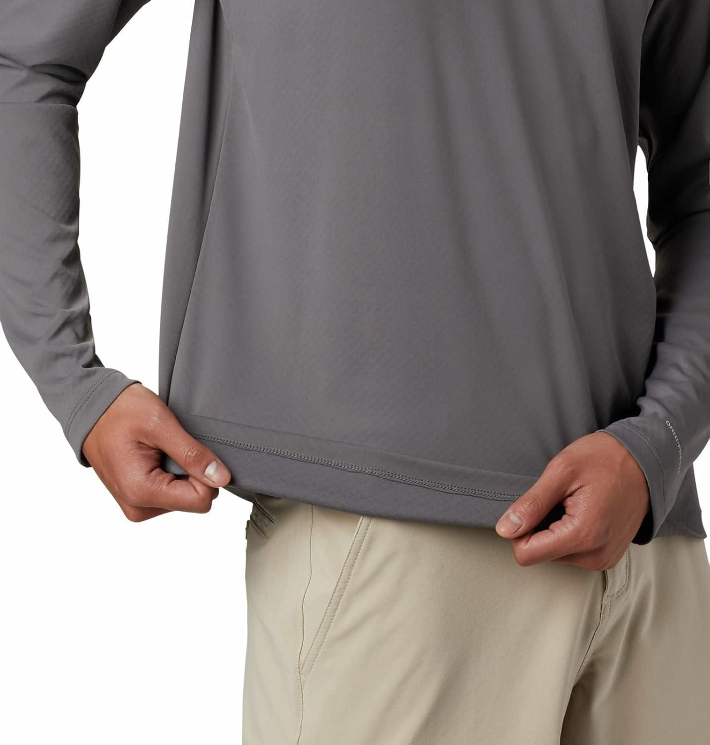 imageColumbia mens Pfg Zero Rules Long Sleeve ShirtCity Grey
