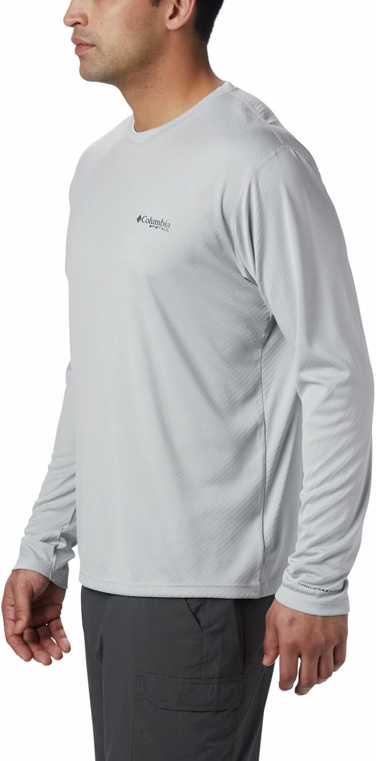 imageColumbia mens Pfg Zero Rules Long Sleeve ShirtCool Grey