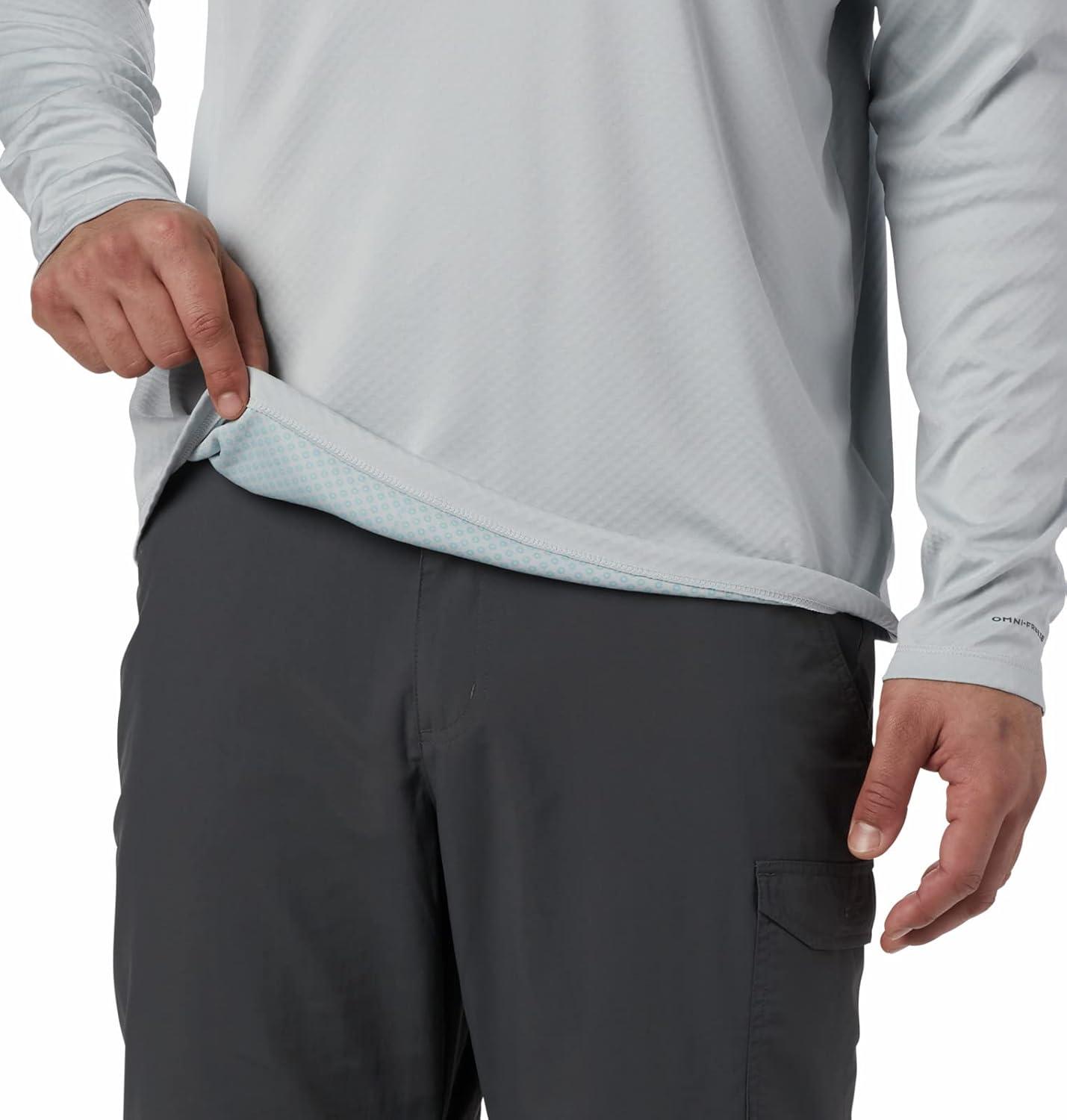 imageColumbia mens Pfg Zero Rules Long Sleeve ShirtCool Grey