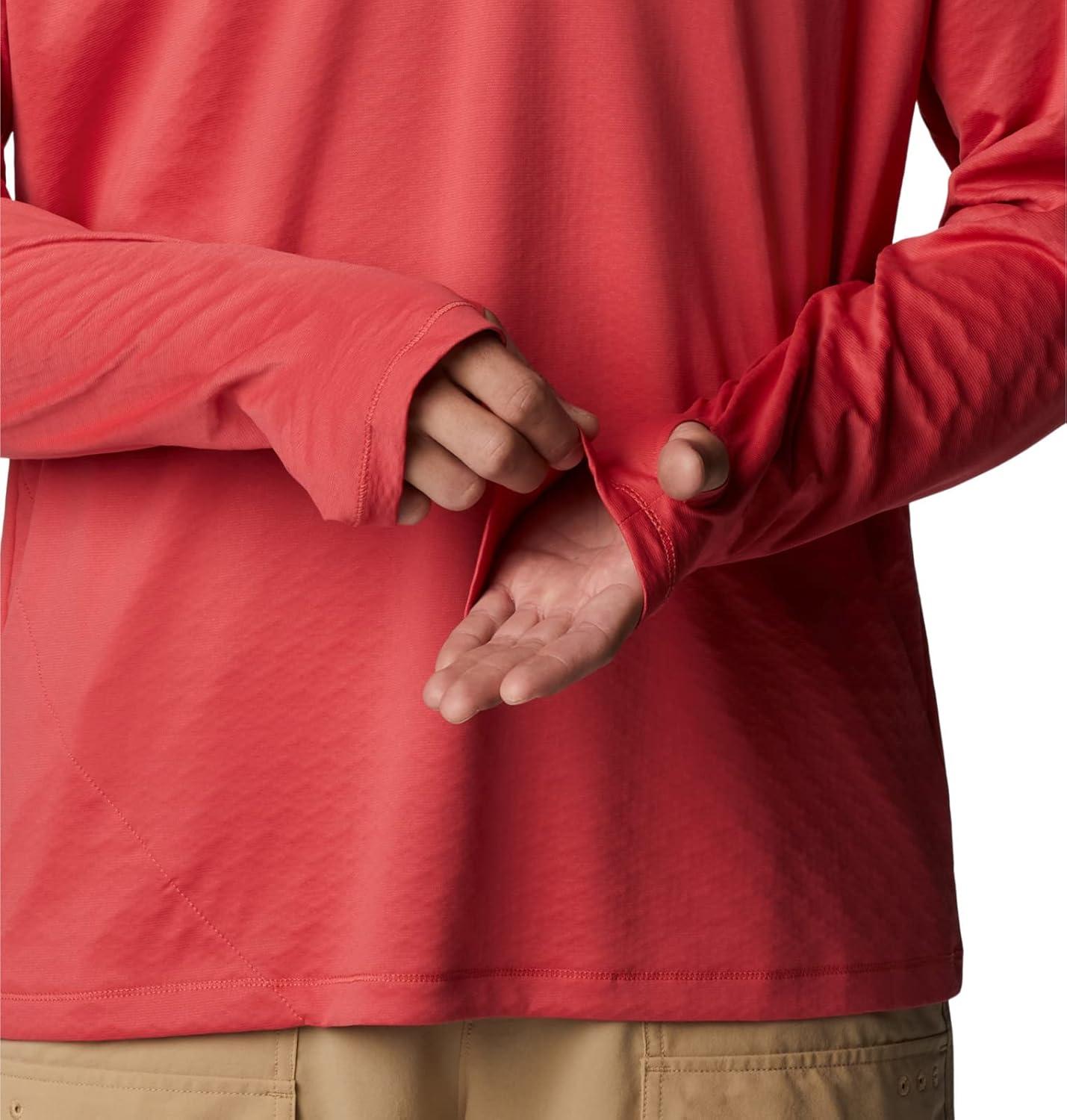 imageColumbia mens Pfg Zero Rules Long Sleeve ShirtSunset Red