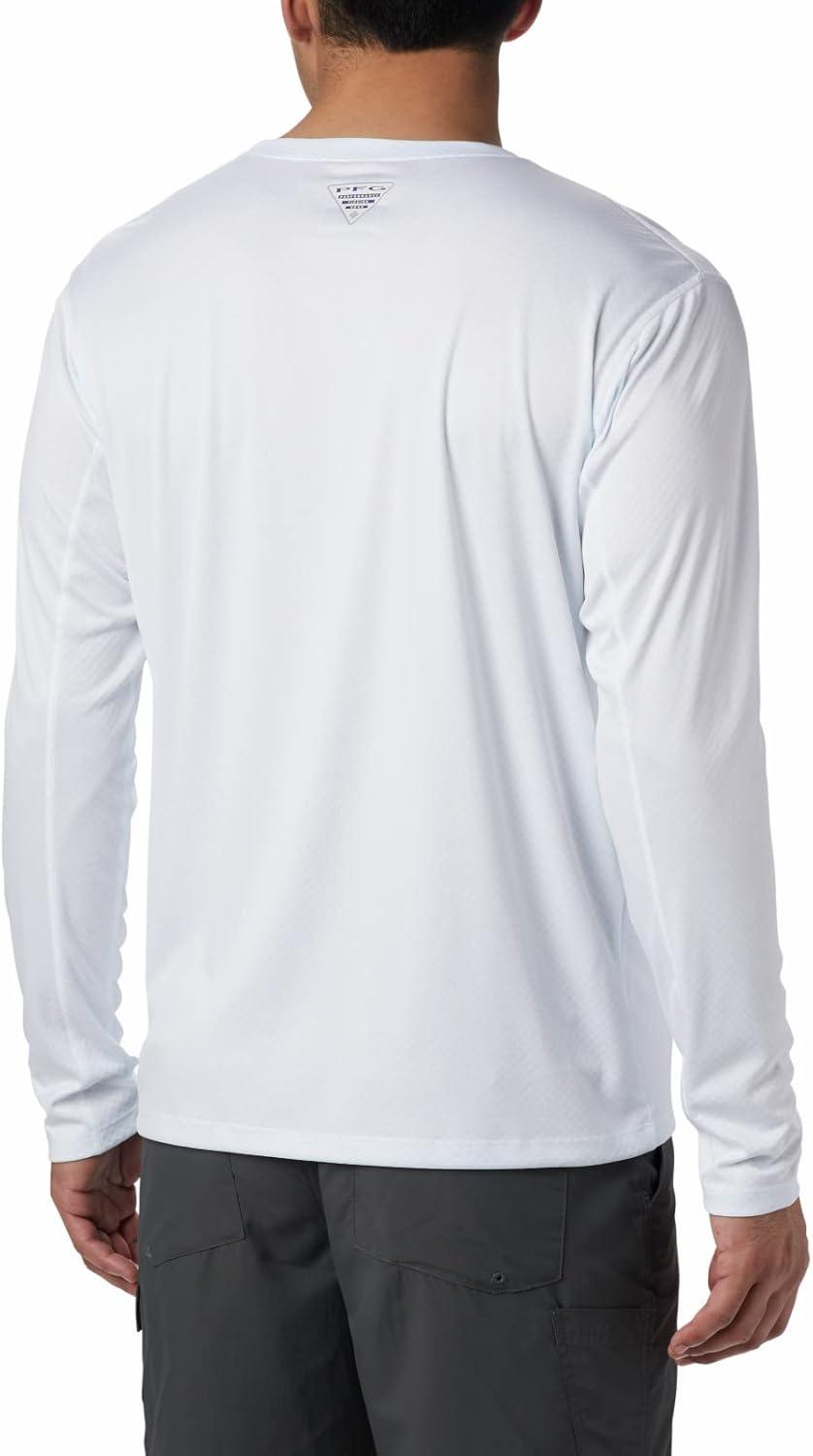 imageColumbia mens Pfg Zero Rules Long Sleeve ShirtWhite