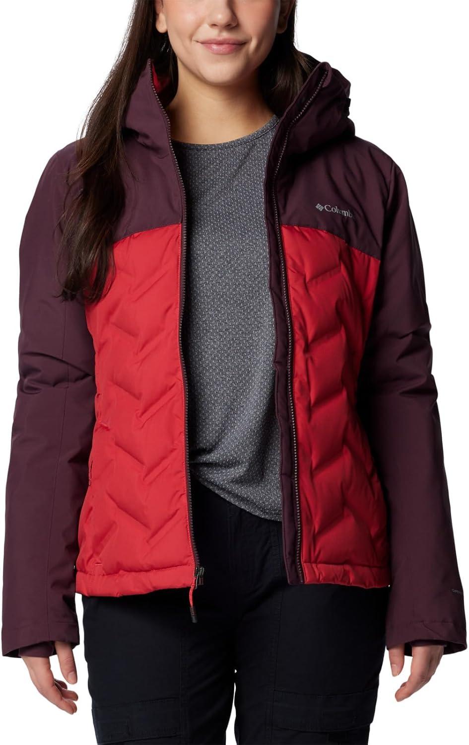 imageColumbia womens Grand Trek III Down JacketDaredevilMoonvista