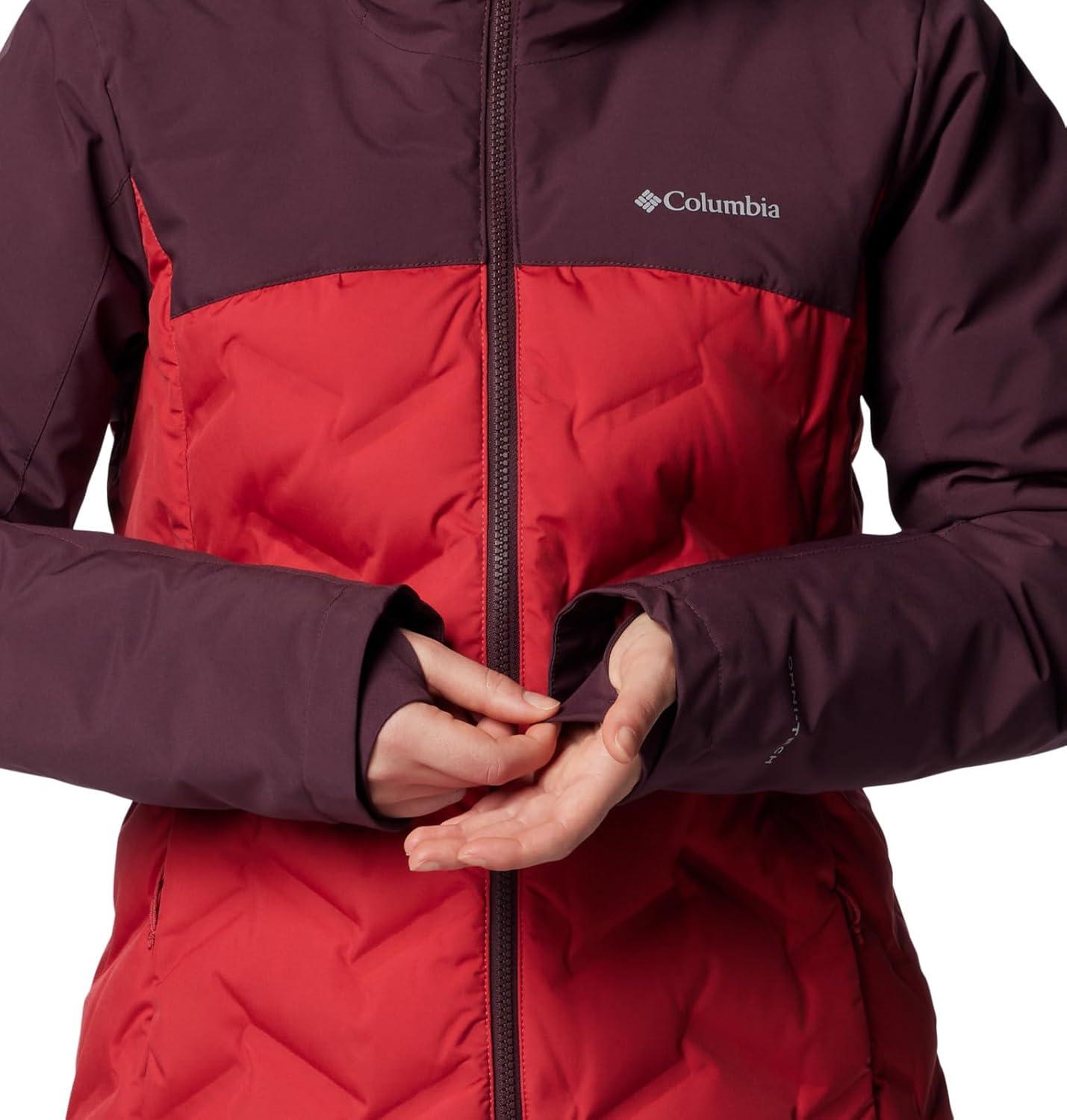 imageColumbia womens Grand Trek III Down JacketDaredevilMoonvista