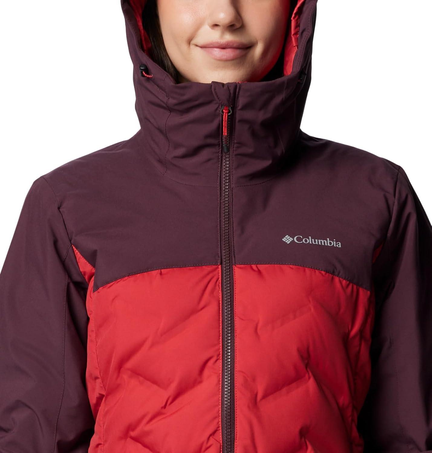 imageColumbia womens Grand Trek III Down JacketDaredevilMoonvista