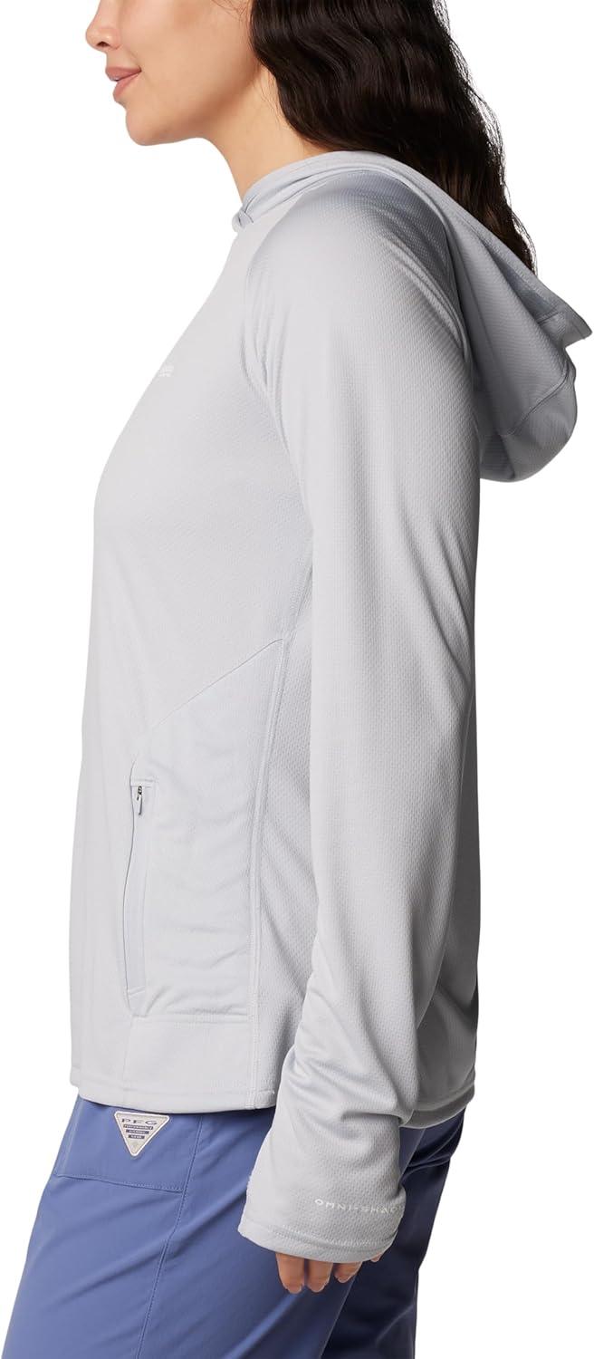imageColumbia womens Pfg Solar Stream Elite HoodieCirrus Grey