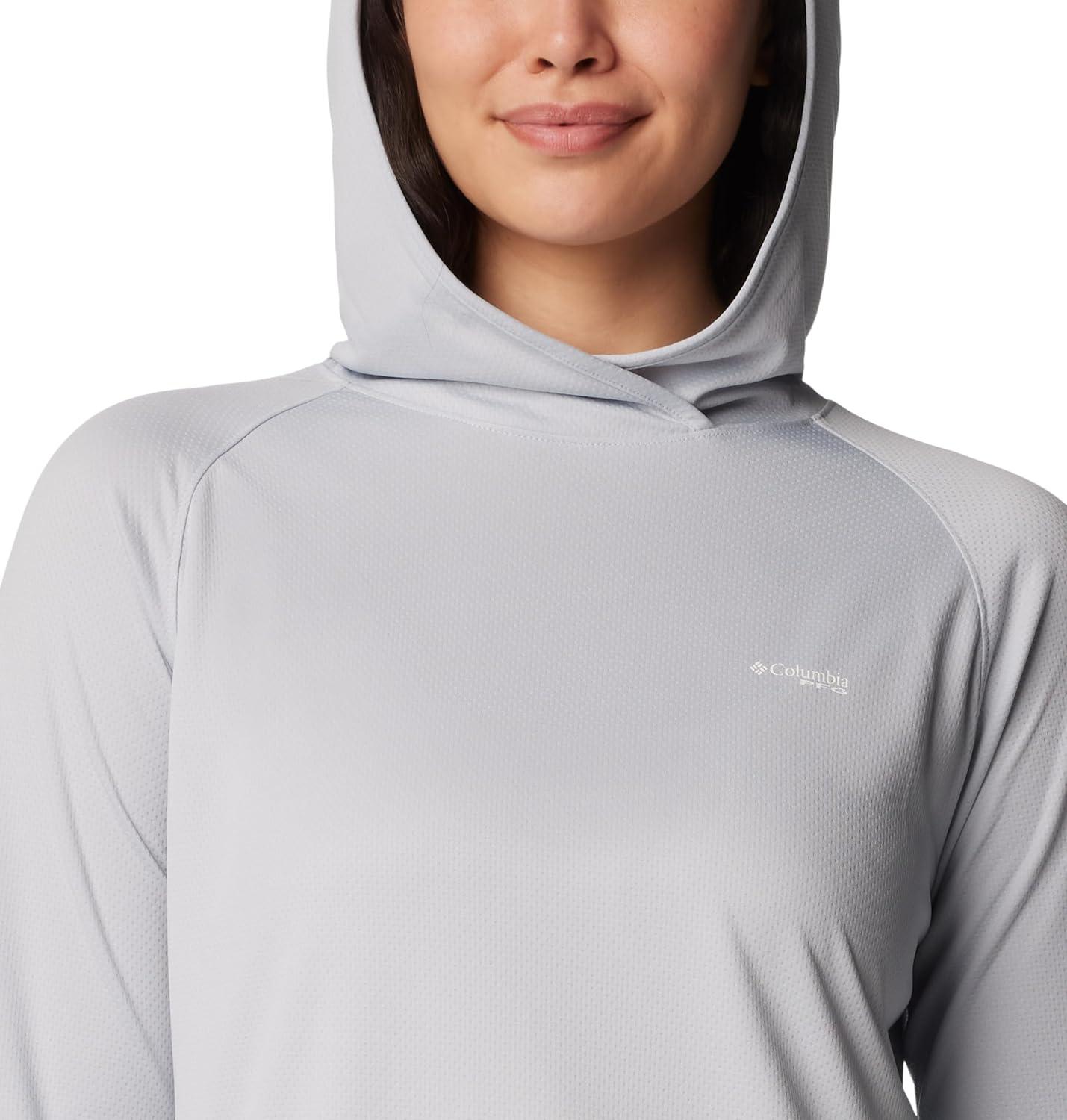 imageColumbia womens Pfg Solar Stream Elite HoodieCirrus Grey
