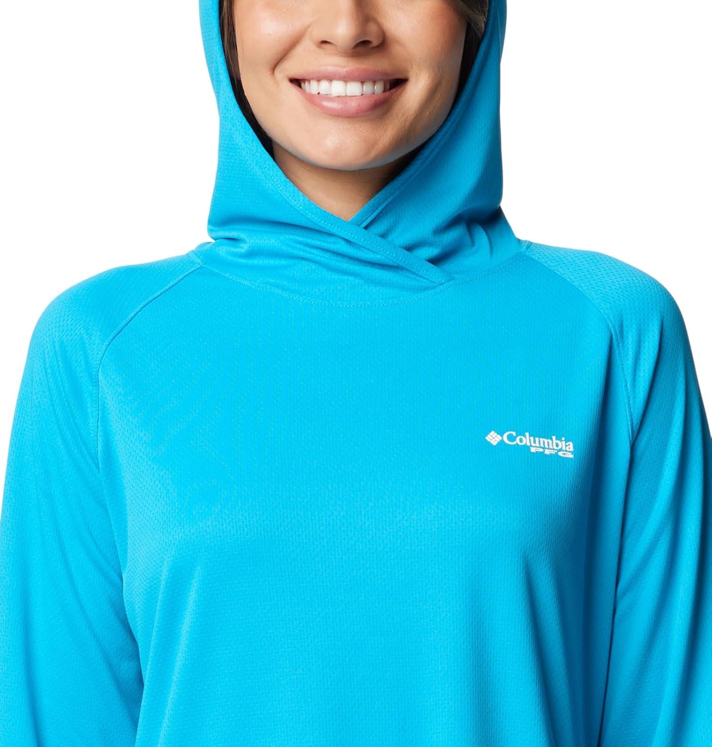 imageColumbia womens Pfg Solar Stream Elite HoodieOcean Blue
