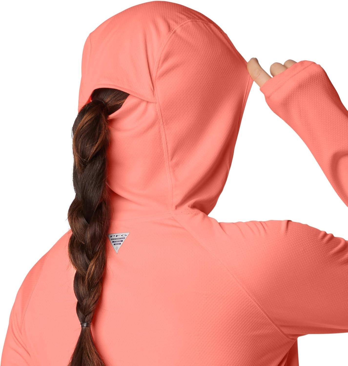 imageColumbia womens Pfg Solar Stream Elite HoodieTiki Pink