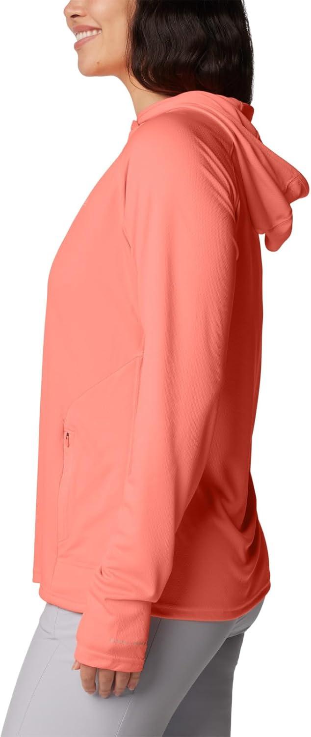 imageColumbia womens Pfg Solar Stream Elite HoodieTiki Pink