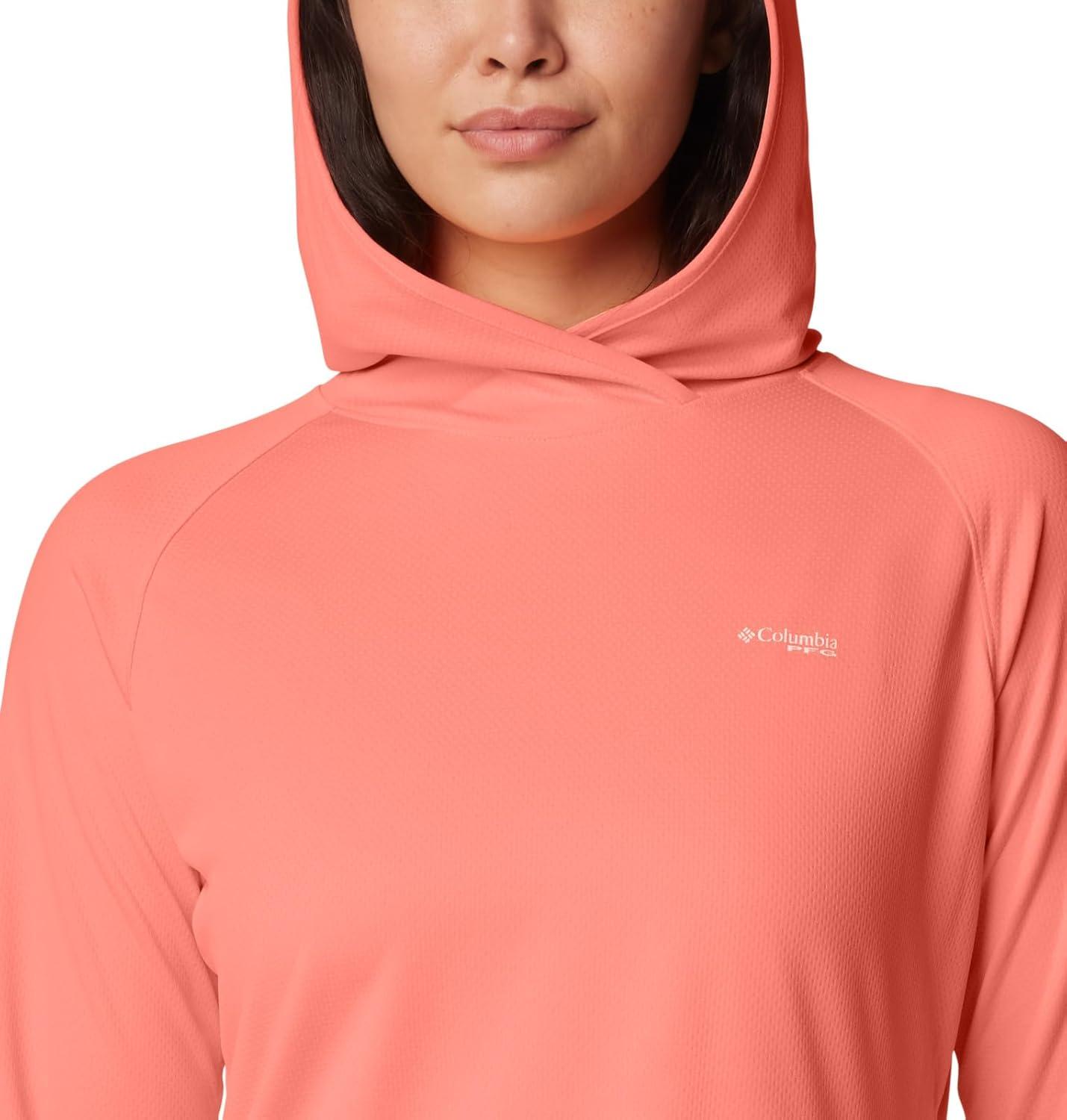 imageColumbia womens Pfg Solar Stream Elite HoodieTiki Pink