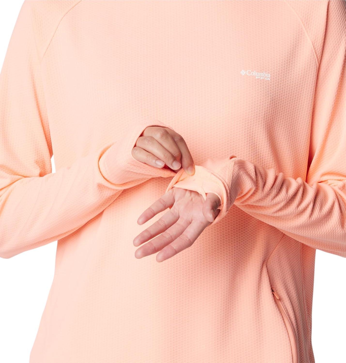imageColumbia womens Pfg Solar Stream Elite HoodieTiki Pink