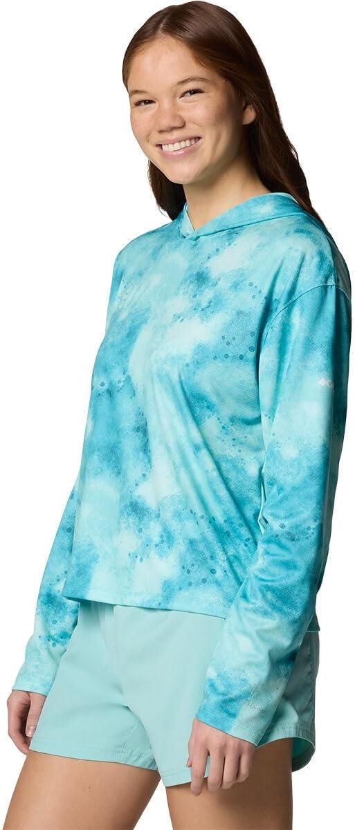 imageColumbia womens Pfg Solar Stream Printed HoodieGulf Stream Seafoamed