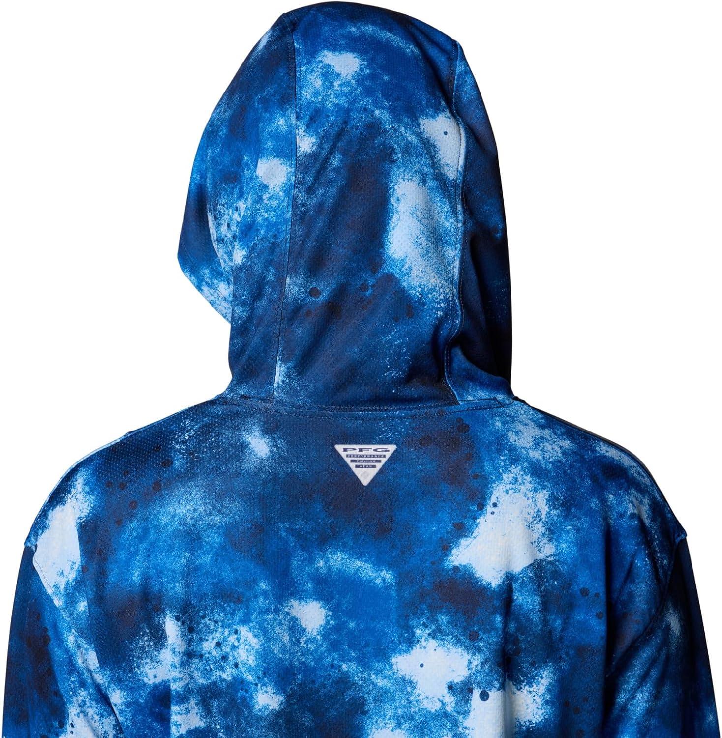 imageColumbia womens Pfg Solar Stream Printed HoodieVivid Blue Seafoamed