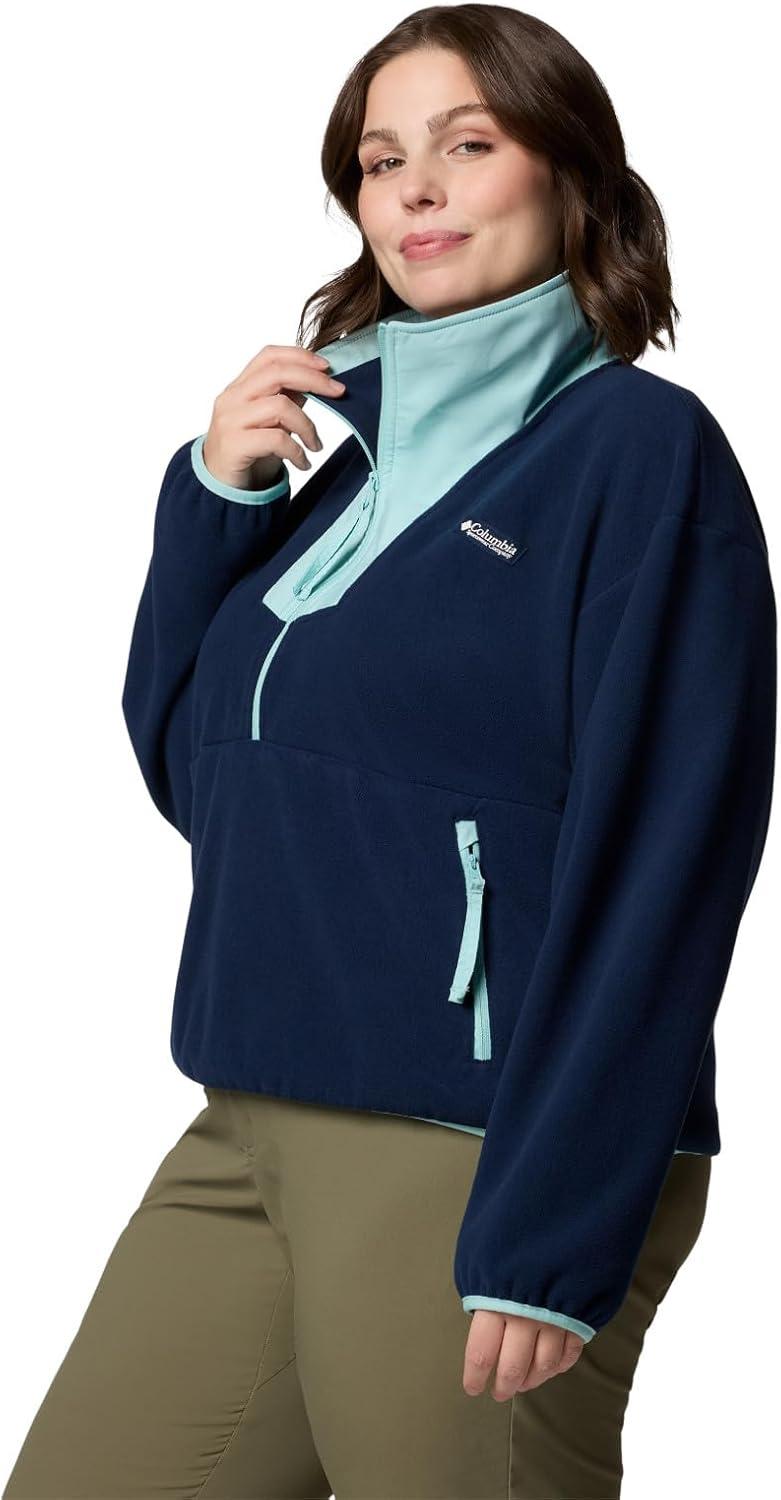 imageColumbia womens Sequoia Grove Half Zip FleeceCollegiate NavySpray