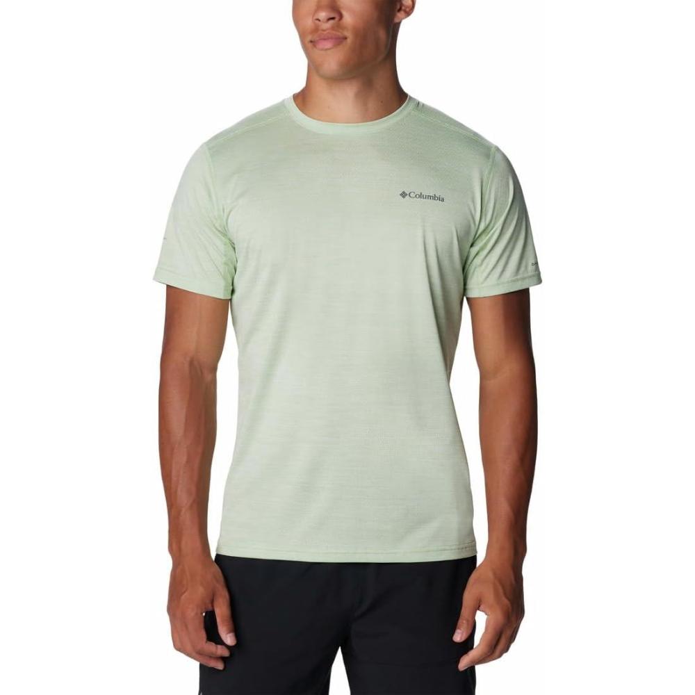 imageColumbia Mens Alpine Chill Zero Short Sleeve CrewSage Leaf Heather